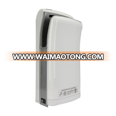 High speed style elegant double air jet hand dryer for bathroom hotel