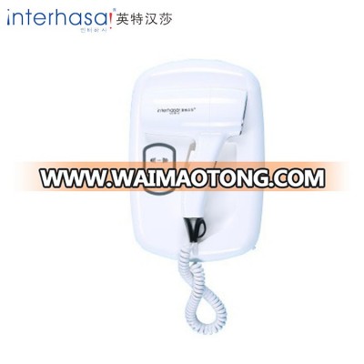 Hotel high quality professional wall mounted mini hair dryer