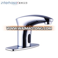 Deck mounted  sensor basin sink water tap brass automatic kitchen faucet