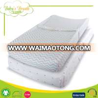 CM-11 Organic Baby Cotton Nappy Changing Mat Portable Diaper Changing Pads Cover